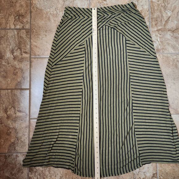 Susan Lawrence Long Striped Skirt | Women’s Large | Stretch - Picture 5 of 6